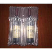 Cushion packaging bag for wine bottle two